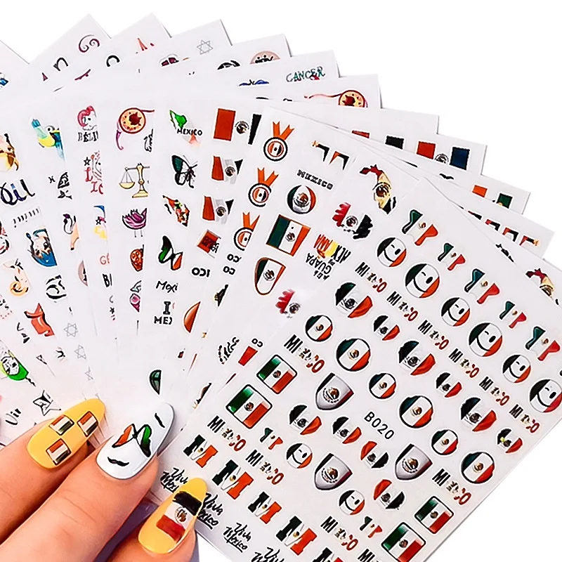 2021 Popular New Style Twelve Constellation And Mexican Nail Art Mixed Set Nail Stickers, Multi color
2021 Popular New Style Twelve Constellation And Mexican Nail Art Mixed Set Nail Stickers, Multi color