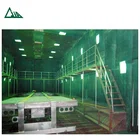 Powerful excellent performance Q26 semi-automatic shot blasting room/container sandblasting room