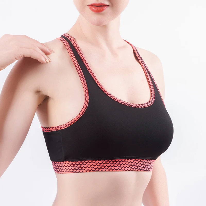2021 New Beauty Back Fitness Yoga Bra Contrast Color Patchwork Gym Sport Bra Tops, Customized colors
2021 New Beauty Back Fitness Yoga Bra Contrast Color Patchwork Gym Sport Bra Tops, Customized colors