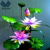 Hydrangea,artificial flower with outsize and various style Buddha shape lamps LED lotus flower