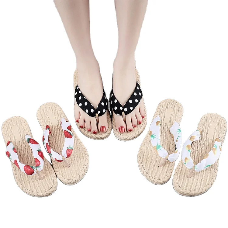 2021 new simple fashion hemp sole women's shoes home travel beach lady flip-flops, As the picture shows
2021 new simple fashion hemp sole women's shoes home travel beach lady flip-flops, As the picture shows