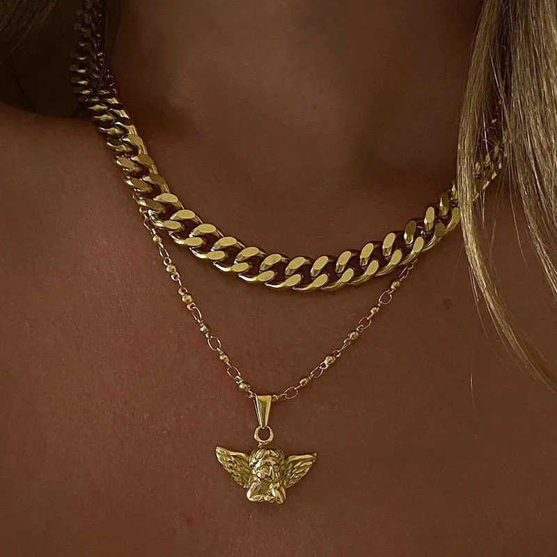 Non Tarnish Hip Hop Jewelry Hypoallergenic Gold Plated Stainless Steel Necklace Cuban Link Chain
Non Tarnish Hip Hop Jewelry Hypoallergenic Gold Plated Stainless Steel Necklace Cuban Link Chain