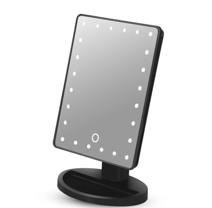 360 degree rotating touch screen folding portable with LED makeup mirror, White,black,pink
360 degree rotating touch screen folding portable with LED makeup mirror, White,black,pink