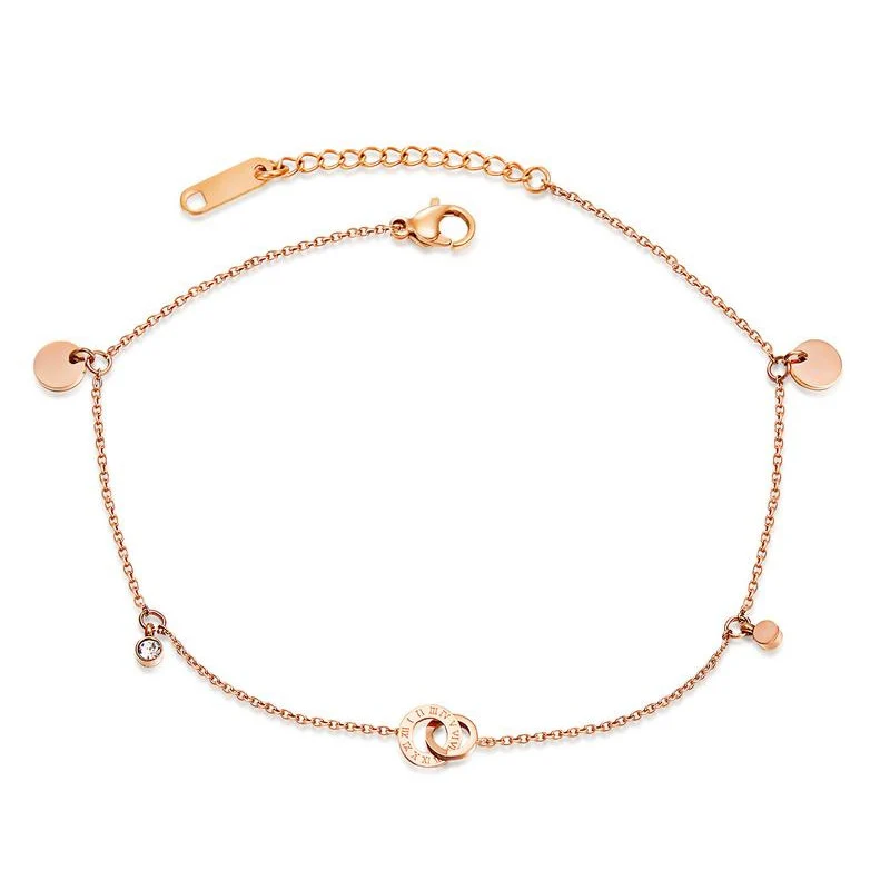 10.5 Inches Rose Gold Stainless Steel Anklets For Women
10.5 Inches Rose Gold Stainless Steel Anklets For Women
