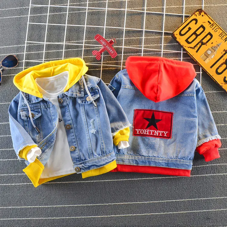 Kids Blue Jean Jacket wholesale denim hoodie jacket boys and girls denim coat, Red, yellow
Kids Blue Jean Jacket wholesale denim hoodie jacket boys and girls denim coat, Red, yellow