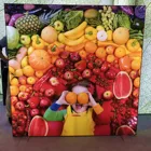 Woven 180gsm stretch backlit fabric for SEG backlit counter vivid sublimation printing