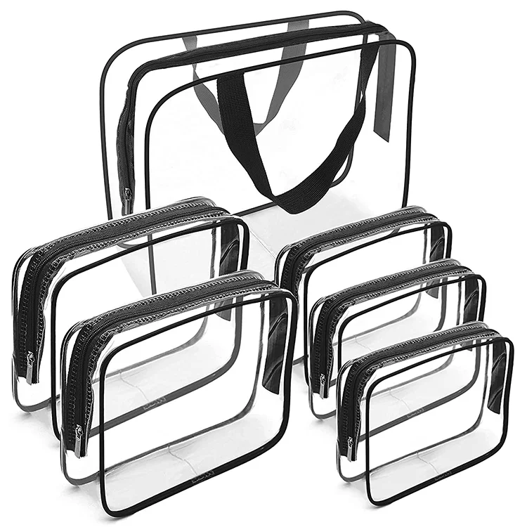 Fashion Custom logo waterproof toiletry bags make up bag transparent clear pvc makeup cosmetic bag with zipper
Fashion Custom logo waterproof toiletry bags make up bag transparent clear pvc makeup cosmetic bag with zipper