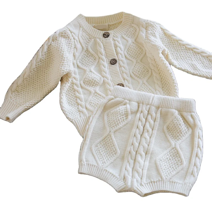 Autumn Winter New Children Clothing Boys Girls Baby Knit Sweater Cardigan + Shorts Suit Baby Clothes Suit
Autumn Winter New Children Clothing Boys Girls Baby Knit Sweater Cardigan + Shorts Suit Baby Clothes Suit