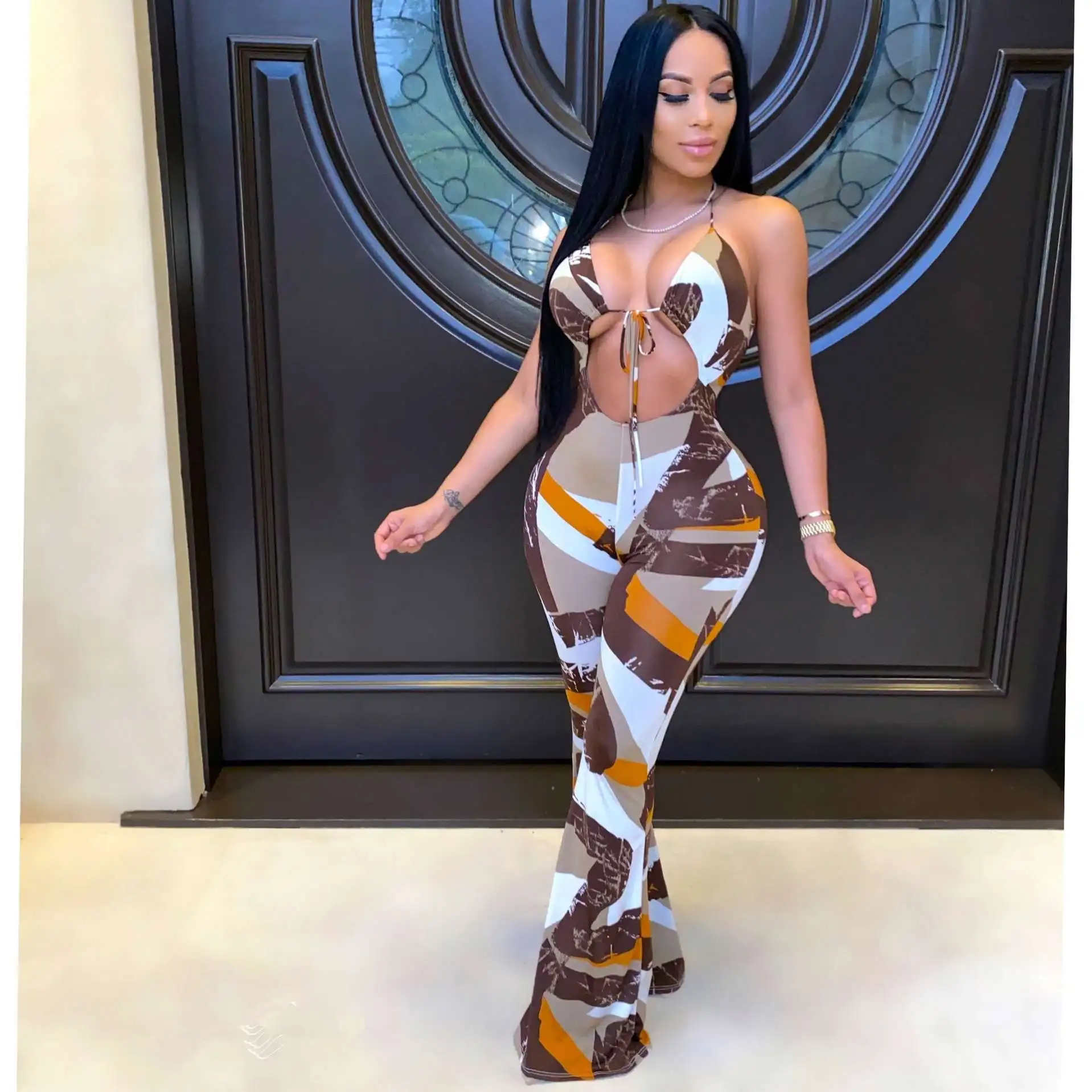 X00290D 2021 spring and summer new style women sexy jumpsuit Sexy jumpsuit one piece jumpsuit, Black
X00290D 2021 spring and summer new style women sexy jumpsuit Sexy jumpsuit one piece jumpsuit, Black