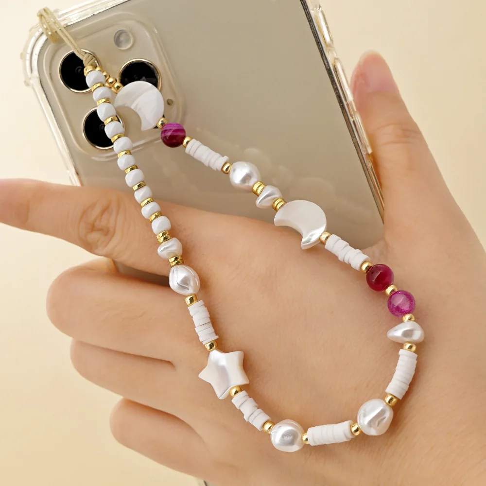 Phone Chain Mobile Lanyard Star Multicolor Christmas Charm Beaded Strap LOVE Letter Chains Anti-lost Telephone Jewelry, Picture
Phone Chain Mobile Lanyard Star Multicolor Christmas Charm Beaded Strap LOVE Letter Chains Anti-lost Telephone Jewelry, Picture