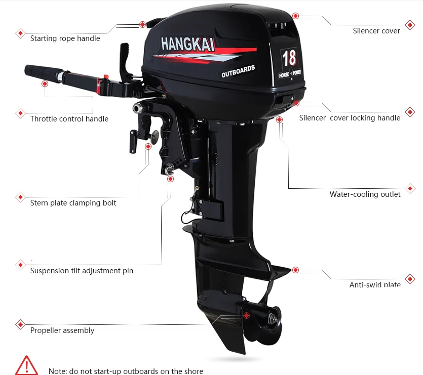 Hangkai New Arrival Stroke Hp Outboard Motor Boat Engine Buy