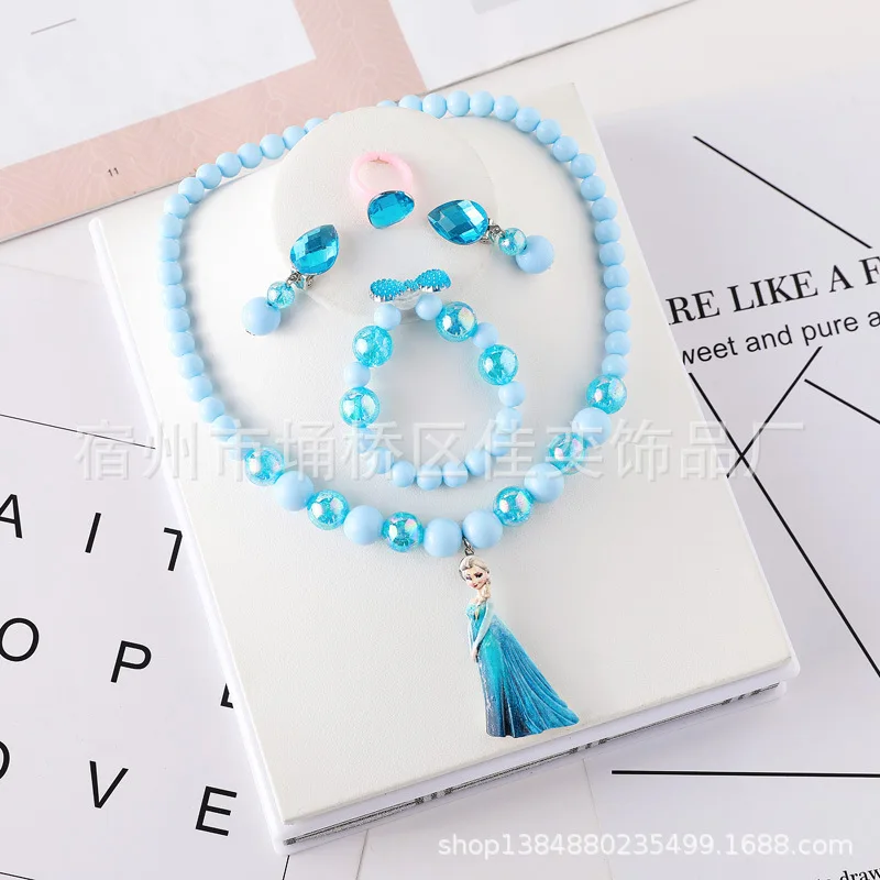 bracelet ring earrings girl kids beade necklace jewelry children cartoon necklace sets for kids gift, Picture shows
bracelet ring earrings girl kids beade necklace jewelry children cartoon necklace sets for kids gift, Picture shows