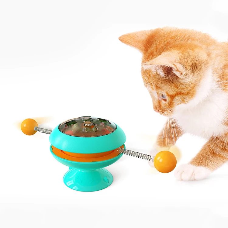 2021 Wholesale Gyro Shaped Rotating Windmill Pet Cat toys Catnip Spinning Ball Toy, Customized color
2021 Wholesale Gyro Shaped Rotating Windmill Pet Cat toys Catnip Spinning Ball Toy, Customized color