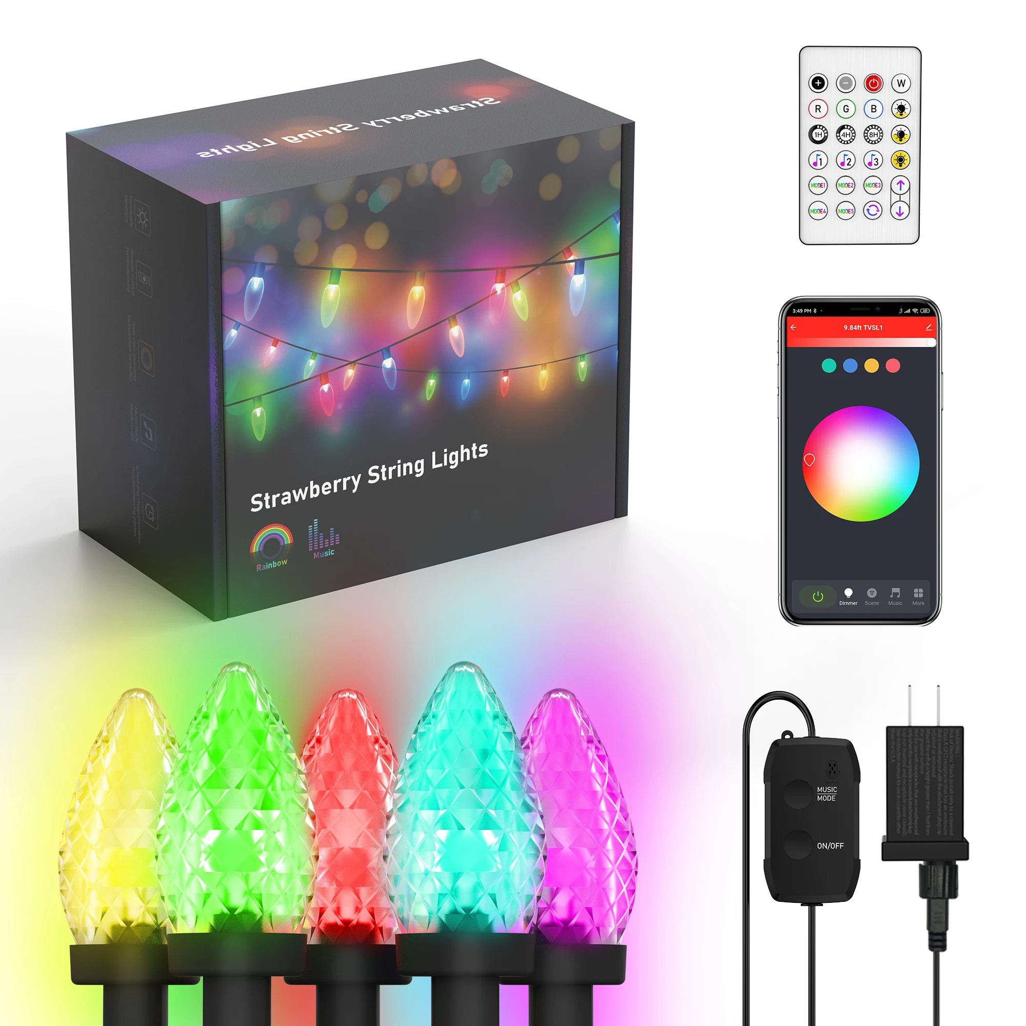 Led Christmas Garland 100 Led 33 Ft Strawberry String Indoor Outside Patio Fairy Lights Wedding Party Decor EU 220V US 110V
Led Christmas Garland 100 Led 33 Ft Strawberry String Indoor Outside Patio Fairy Lights Wedding Party Decor EU 220V US 110V
