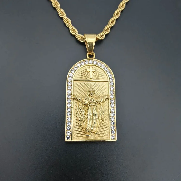 NS1147 New 18K gold plated stainless steel box chain cross necklace, charm stainless steel CZ cross pendant men necklace
NS1147 New 18K gold plated stainless steel box chain cross necklace, charm stainless steel CZ cross pendant men necklace