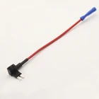 Hot sale UL1015 16AWG 150MM Blue terminal add a circuit fuse 5A Micro2 fuse tap