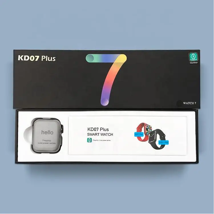 KD07Plus Smart Watch 1.75 Inch High-frequency Screen Smart Bracelet Waterproof Sport Game Smart Watch KD07 Plus
KD07Plus Smart Watch 1.75 Inch High-frequency Screen Smart Bracelet Waterproof Sport Game Smart Watch KD07 Plus