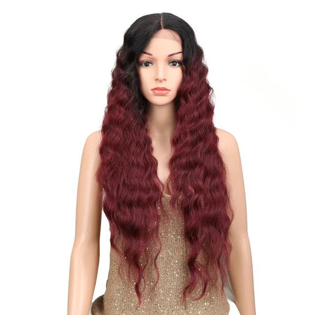 Ombre Gold Pink Water Wave T Lace High Quality Synthetic Hair Wig Hot Sale Deep Part Lace Front Futura Synthetic Wig HT GIANNA 
Ombre Gold Pink Water Wave T Lace High Quality Synthetic Hair Wig Hot Sale Deep Part Lace Front Futura Synthetic Wig HT GIANNA