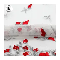 Beautiful design polyester mesh colorful floral embroidery tulle wedding lace fabric
Beautiful design polyester mesh colorful floral embroidery tulle wedding lace fabric