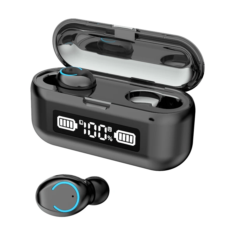 F9-43 BT 5.0 TWS Wireless Earphone Waterproof Headphones 9D Stereo Music Headset Touch Control LED Display Earbuds
F9-43 BT 5.0 TWS Wireless Earphone Waterproof Headphones 9D Stereo Music Headset Touch Control LED Display Earbuds