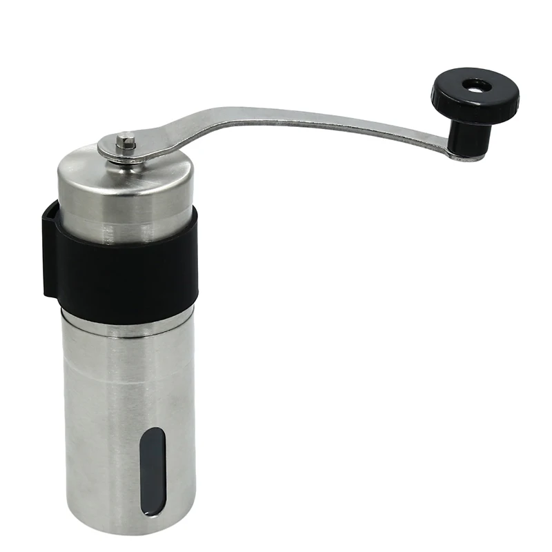 Kitchen Tools Loop Ring Easy Clean Manual Ceramic Coffee Grinder Stainless Steel Adjustable Coffee Bean Mill With Rubber, Silver
Kitchen Tools Loop Ring Easy Clean Manual Ceramic Coffee Grinder Stainless Steel Adjustable Coffee Bean Mill With Rubber, Silver