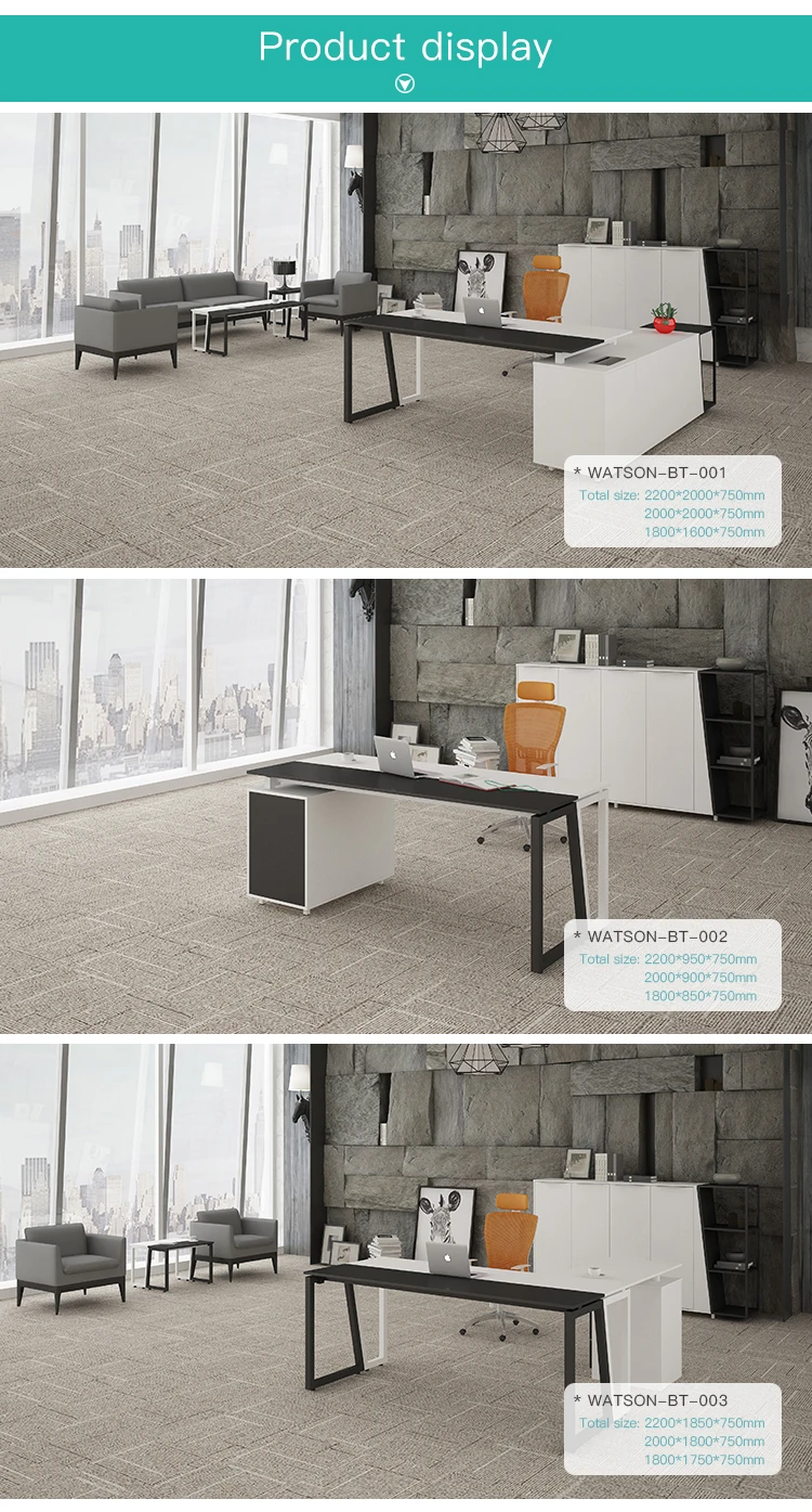 Modern Office furniture executive desk modern boss table l shape director table