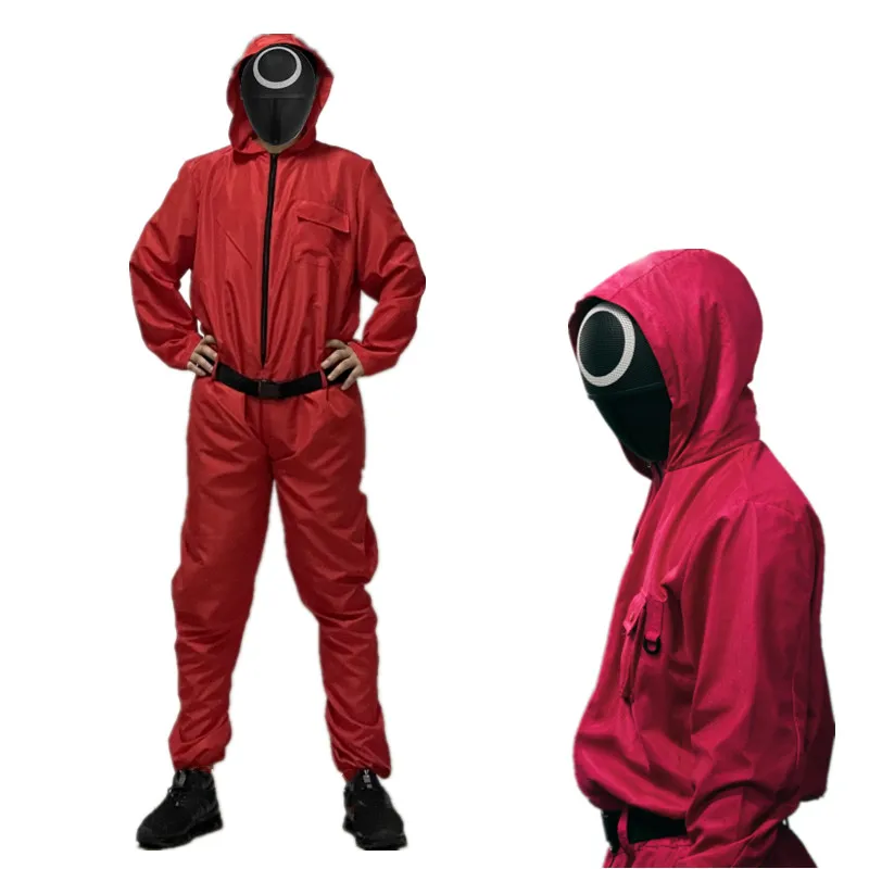 Squid game movie Korean TV series cosplay clothes squid game halloween costumes suits squid game costume, Red
Squid game movie Korean TV series cosplay clothes squid game halloween costumes suits squid game costume, Red