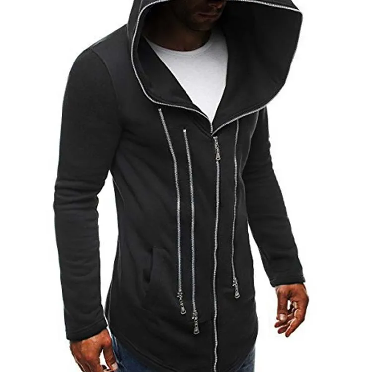 2021 Fashion plain hoodies long line multi zipper custom hooded sweatshirt hoodies for men
2021 Fashion plain hoodies long line multi zipper custom hooded sweatshirt hoodies for men