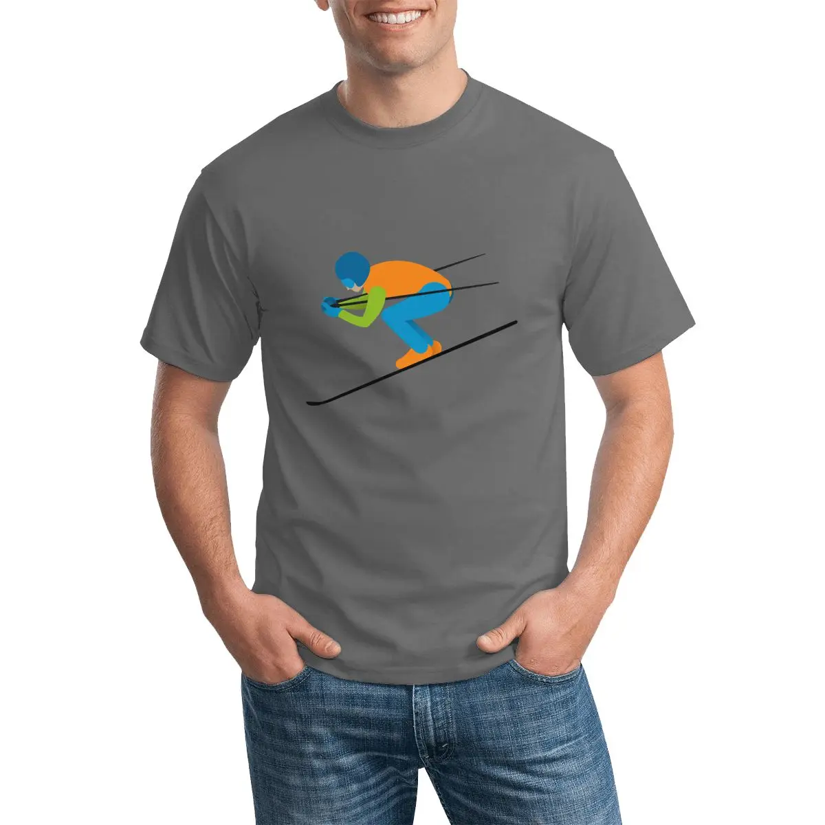 Men's summer fashion T-shirt printed tshirt plus size short-sleeved Winter Olympicsy theme custom designs
Men's summer fashion T-shirt printed tshirt plus size short-sleeved Winter Olympicsy theme custom designs