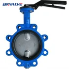 ANSI DIN Manual Lug Type Butterfly Valve Price List by China Manufacturer