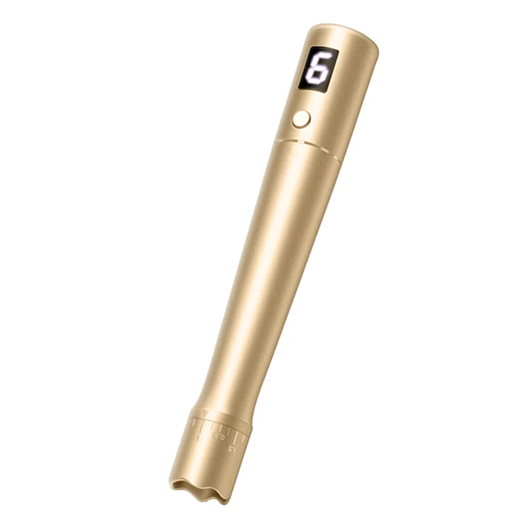 Electric wireless microneedling pen for stretch marks electric derma pen for microneedling cordless professional Derma Pen, Gold
Electric wireless microneedling pen for stretch marks electric derma pen for microneedling cordless professional Derma Pen, Gold