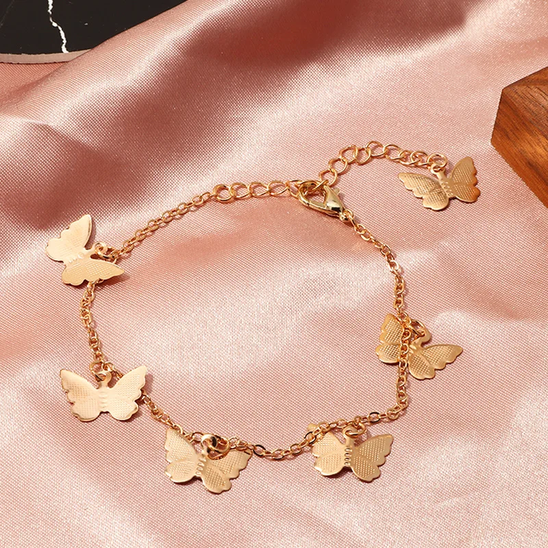 JUHU single layer butterfly bracelet sweet butterfly pendant fashion all-match alloy womens jewelry 2021, Gold/sliver
JUHU single layer butterfly bracelet sweet butterfly pendant fashion all-match alloy womens jewelry 2021, Gold/sliver