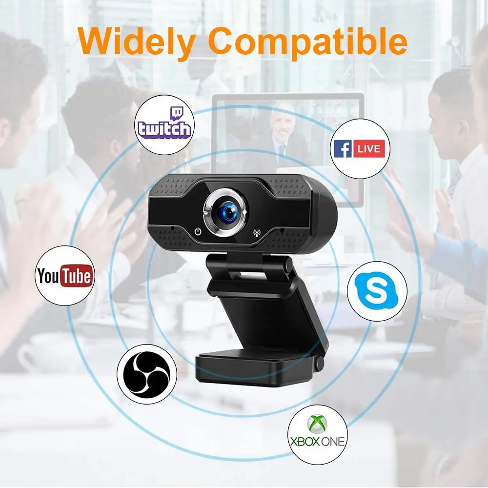 2020 USB webcam video with hd mini webcamera for YouTube Video Recording Meeting cover webcam 1080p Webcam
