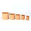China supplier customize popular cork garden pot vintage waterproof eco-friendly cork mini flowerpot