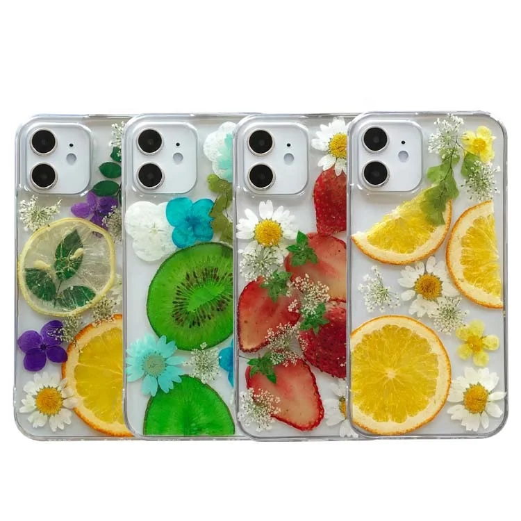 Soft Transparent Epoxy Natural Dried Strawberry Fruit Flower Shockproof Mobile Phone Case for iphone 12 11 X XR XS
Soft Transparent Epoxy Natural Dried Strawberry Fruit Flower Shockproof Mobile Phone Case for iphone 12 11 X XR XS