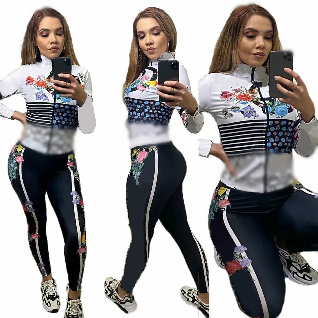 Hot Sale Breathable Fitness Casual Zipper Suit Womens Printed Two Piece Set, Picture
Hot Sale Breathable Fitness Casual Zipper Suit Womens Printed Two Piece Set, Picture
