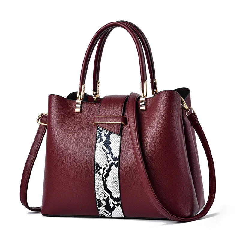 Mom Fashion Luxury Pu Leather Snakeskin Crossbody Hand Bags Lady Shoulder Women's Handbags Women, Picture
Mom Fashion Luxury Pu Leather Snakeskin Crossbody Hand Bags Lady Shoulder Women's Handbags Women, Picture
