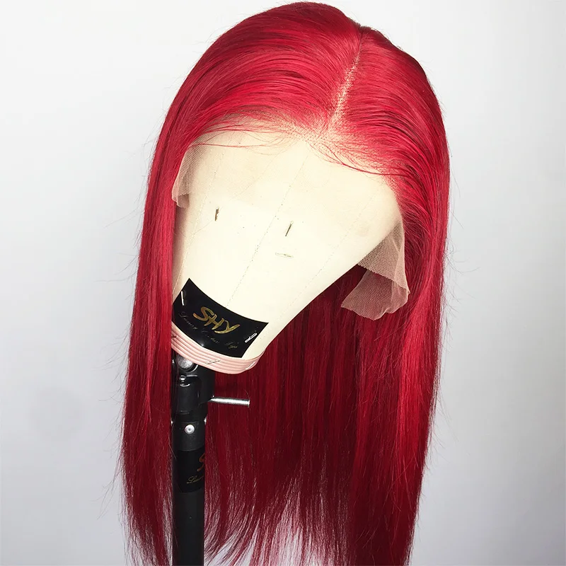 Straight Wig Glueless Red Color Human Hair Lace Front Wigs With Baby Hair For Women Wholesale Pre Plucked
Straight Wig Glueless Red Color Human Hair Lace Front Wigs With Baby Hair For Women Wholesale Pre Plucked