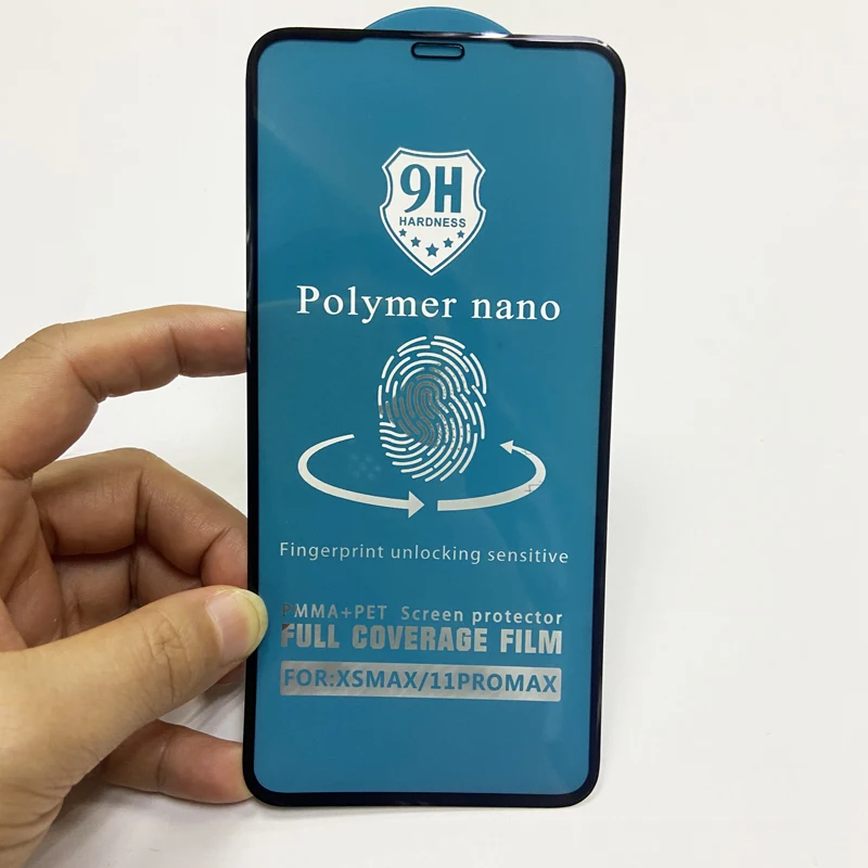 PMMA+ PET OG Full cover anti shock polymer nano clear film for iphone 11 pro max film, Transparent clear
PMMA+ PET OG Full cover anti shock polymer nano clear film for iphone 11 pro max film, Transparent clear