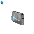stainless steel bollard door electric access control system swing automatic rfid turnstile gate