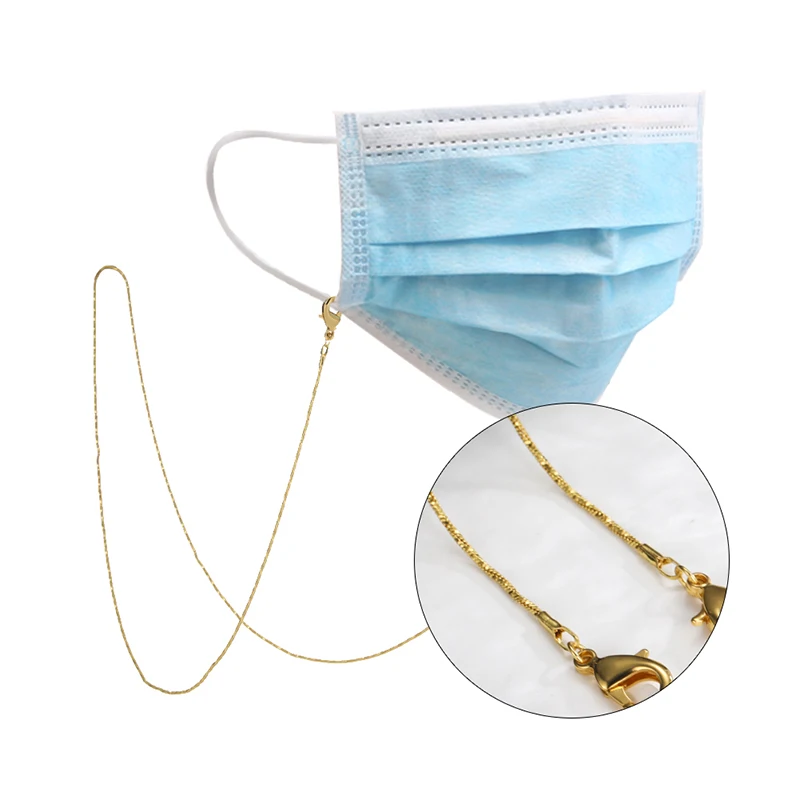 Fashion Women Snake Chain Eyeglass Accessories Rose Gold Sliver Plated Masking Chain Holder Strap Glasses Neck Holder Strap
Fashion Women Snake Chain Eyeglass Accessories Rose Gold Sliver Plated Masking Chain Holder Strap Glasses Neck Holder Strap