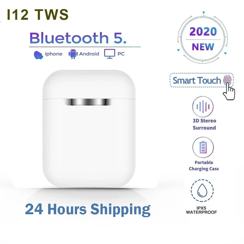 Wireless Headset inPods 12 i12 TWS Touch Key Blue-tooth 5.0 Sport Earphone Stereo For iPhone Xiaomi Huawei Samsung Smart Phone
Wireless Headset inPods 12 i12 TWS Touch Key Blue-tooth 5.0 Sport Earphone Stereo For iPhone Xiaomi Huawei Samsung Smart Phone