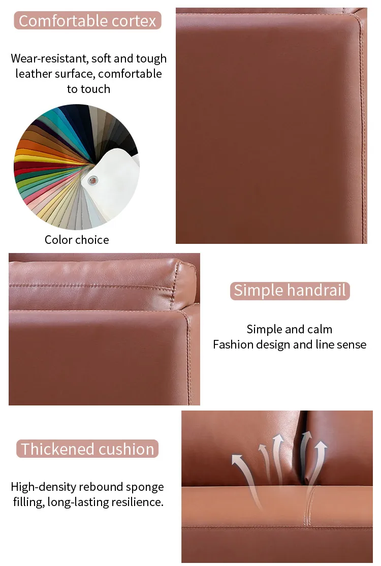 Pengpai Media Room 3 2 Seater Latest Sets Sofa Furniture