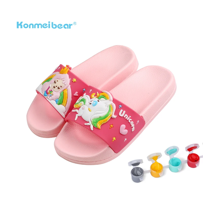 Low MOQ New Design Comfortable and Soft Casual DIY PAINTING Flat Gift Slippers For Girls, Green/blue/pink/purple
Low MOQ New Design Comfortable and Soft Casual DIY PAINTING Flat Gift Slippers For Girls, Green/blue/pink/purple