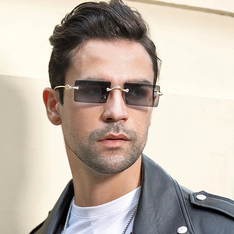 Retro 2021 trendy Frameless sun glasses brand designer Custom fashion small rectangle shades new trendy rimless sunglasses women
Retro 2021 trendy Frameless sun glasses brand designer Custom fashion small rectangle shades new trendy rimless sunglasses women