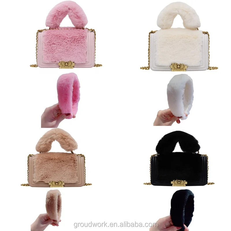 GW Wholesale luxury fashion Fur Crossbody Bags women's handbags faux fur purses and fur headbands, White/black/pink/red
GW Wholesale luxury fashion Fur Crossbody Bags women's handbags faux fur purses and fur headbands, White/black/pink/red