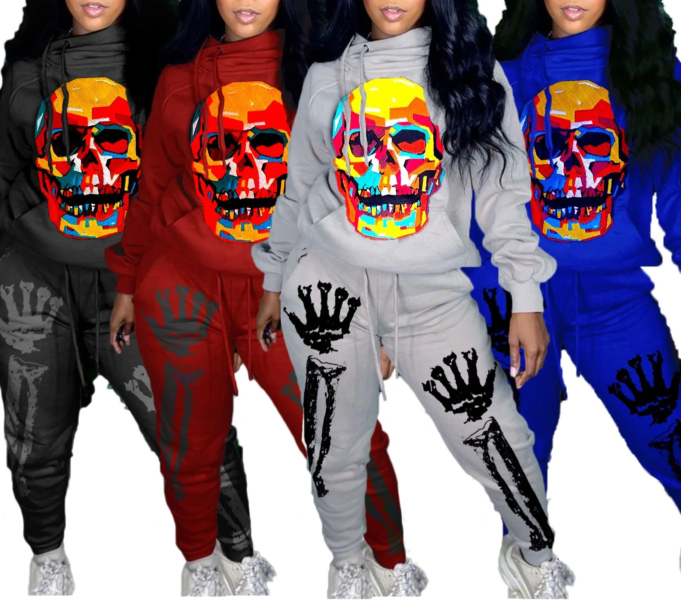 Custom Halloween Costume Fall Set Woman Long Sleeve Hooded Shirts Pants Two Piece Sweatsuits Hoodie Set Women Fall Jogging Suits
Custom Halloween Costume Fall Set Woman Long Sleeve Hooded Shirts Pants Two Piece Sweatsuits Hoodie Set Women Fall Jogging Suits