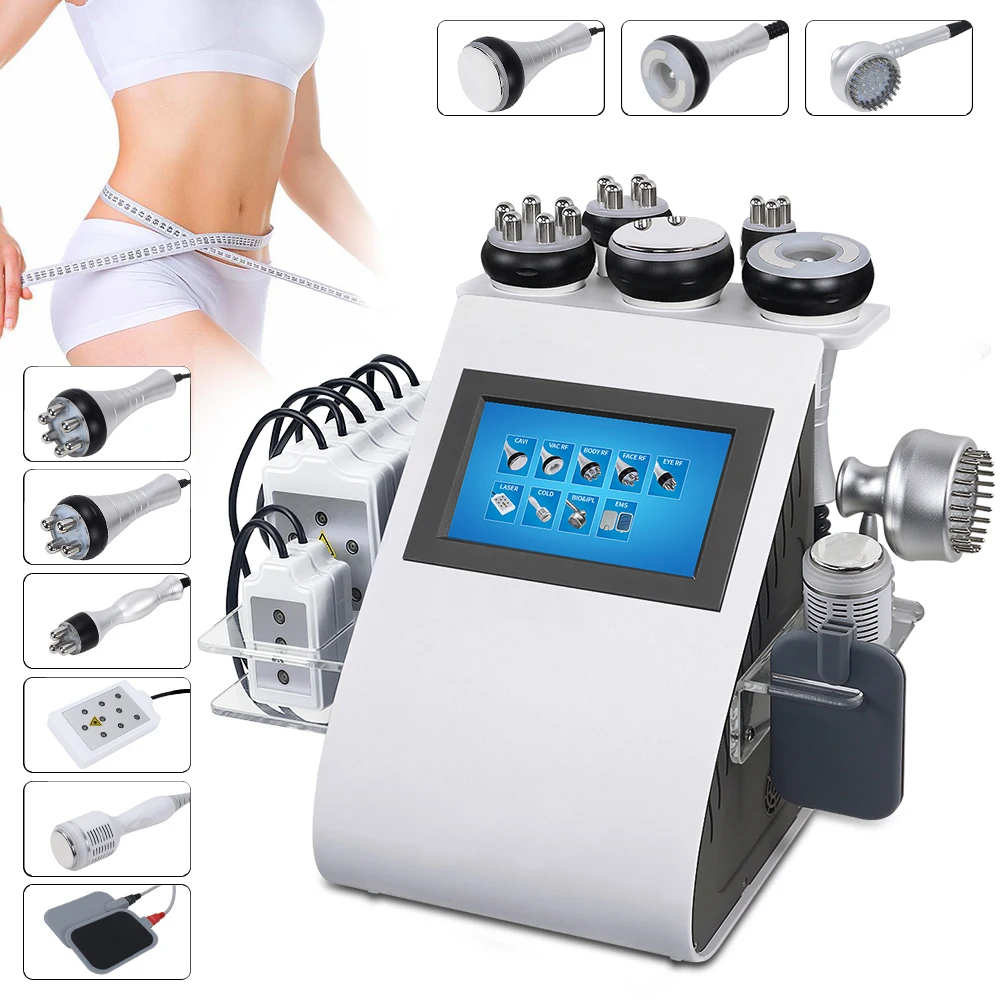 9 In 1 Multifunction EMS laser 40k Cavitation Vacuum Rf Slimming Ultrasonic Cavitation Beauty Machine
9 In 1 Multifunction EMS laser 40k Cavitation Vacuum Rf Slimming Ultrasonic Cavitation Beauty Machine