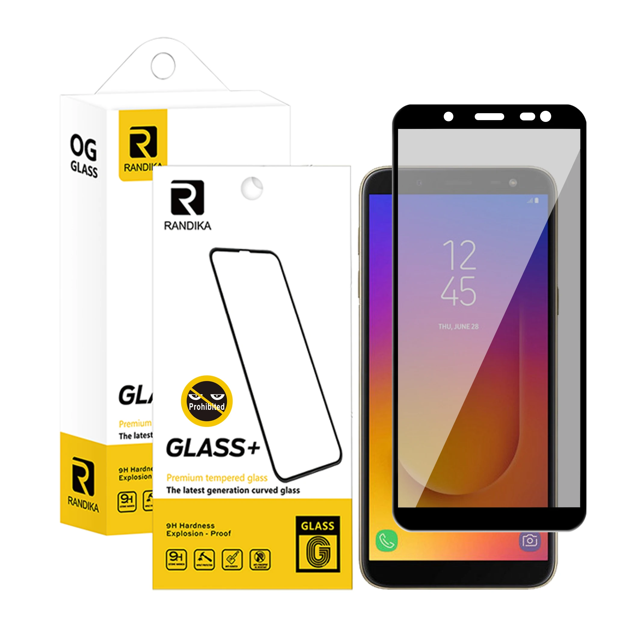 2021 New Arrivals Mobile Phone Tempered Glass Screen Protection Film For Samsung J2Pro, Black
2021 New Arrivals Mobile Phone Tempered Glass Screen Protection Film For Samsung J2Pro, Black