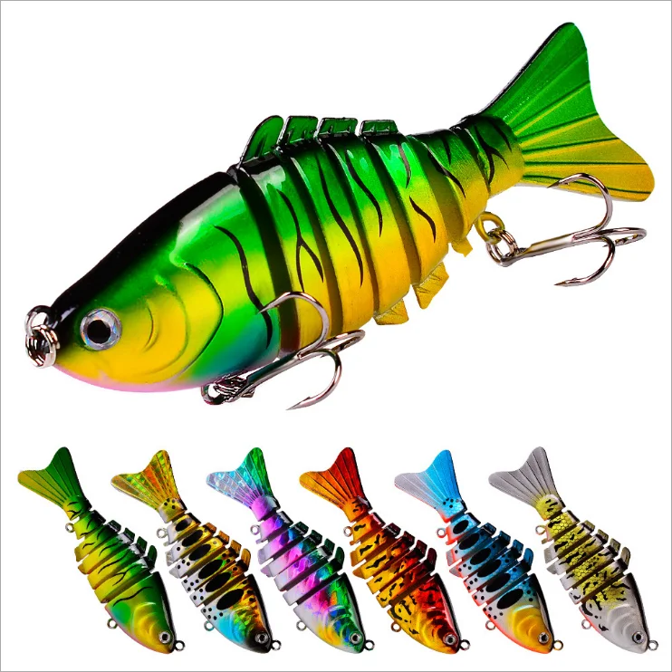 Gorgons 95mm 15g 7 Segments Bass Fishing Jointed Fishing Lures Jointed Swimbait, 6 colors
Gorgons 95mm 15g 7 Segments Bass Fishing Jointed Fishing Lures Jointed Swimbait, 6 colors